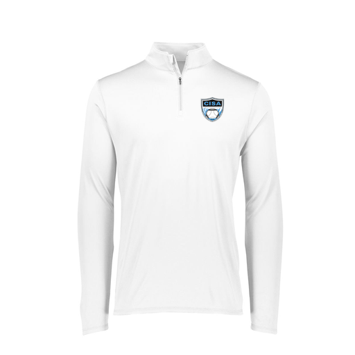 [FTLQFLWH-FAXS-LOGO1] Decker Women's Flex-Lite 1/4 Zip Shirt (Female Adult XS, White)