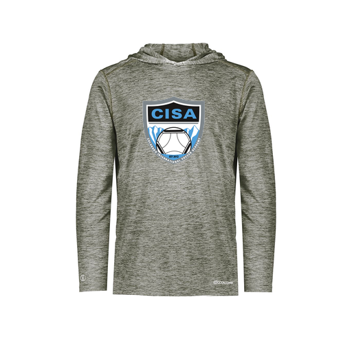 [FOLHCGGY-AS-LOGO1] Decker Men's Charge Hoodie (Adult S, Gray)